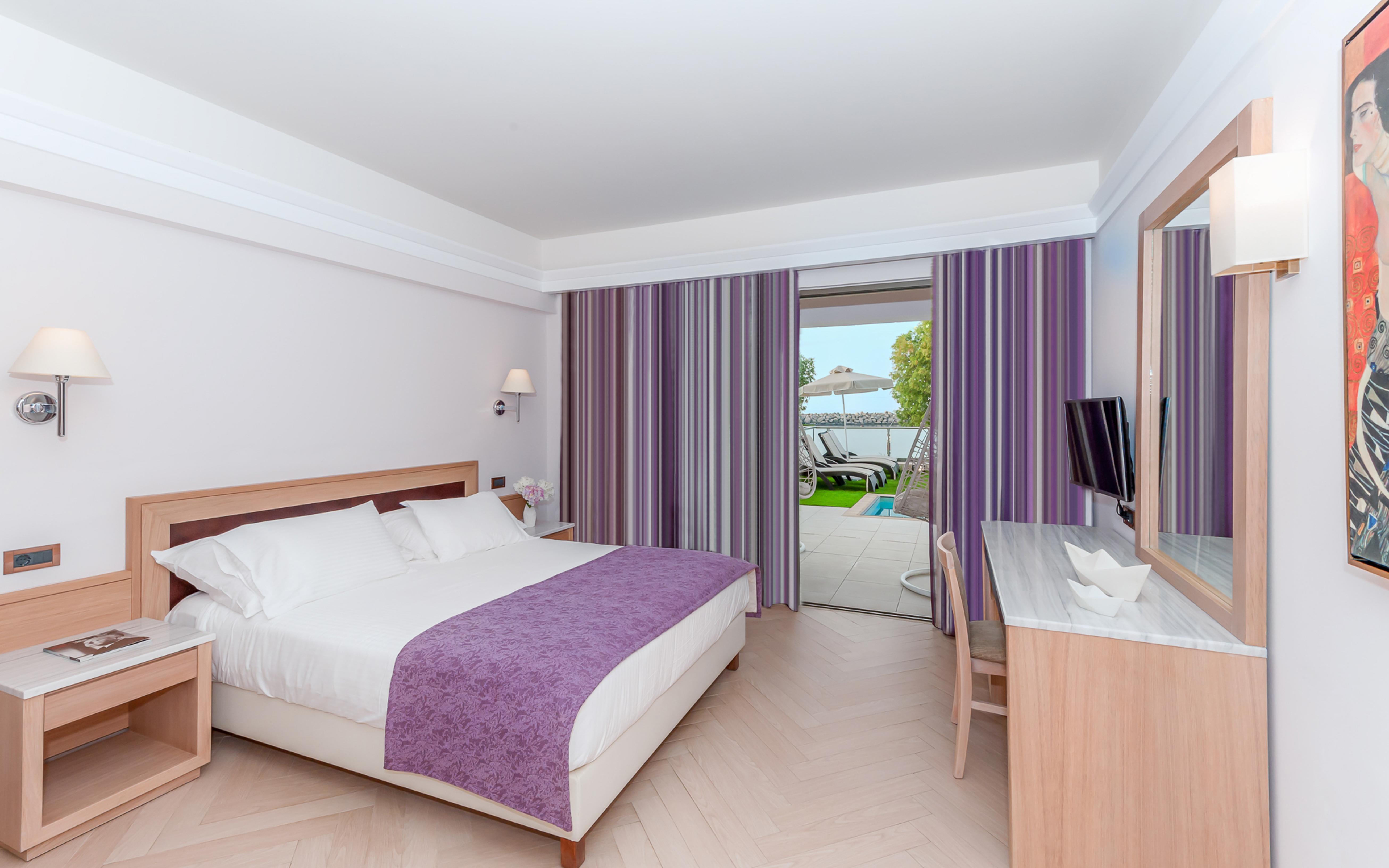 포르토 플라타니아스 비치 리조트 앤 스파 외부 사진 A typical room at the hotel